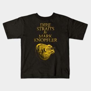 Distressed Dire Straits and Mark Knopfler Kids T-Shirt